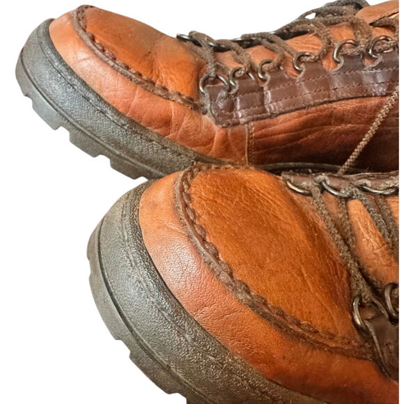 Mephisto Air Bag System Leather Shoes Mens EU 45 US 11.5 Moc Toe Brown main image 4